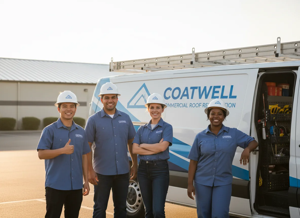Commercial roof coating company in Redwood, NY
